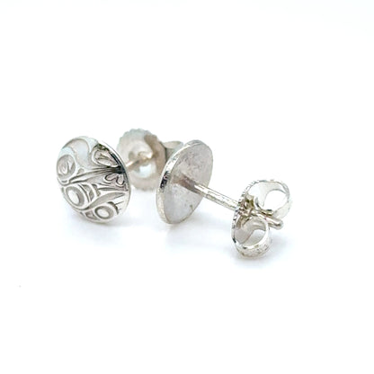 Earrings - Sterling Silver - Stud - Hummingbird - Micro - 8mm