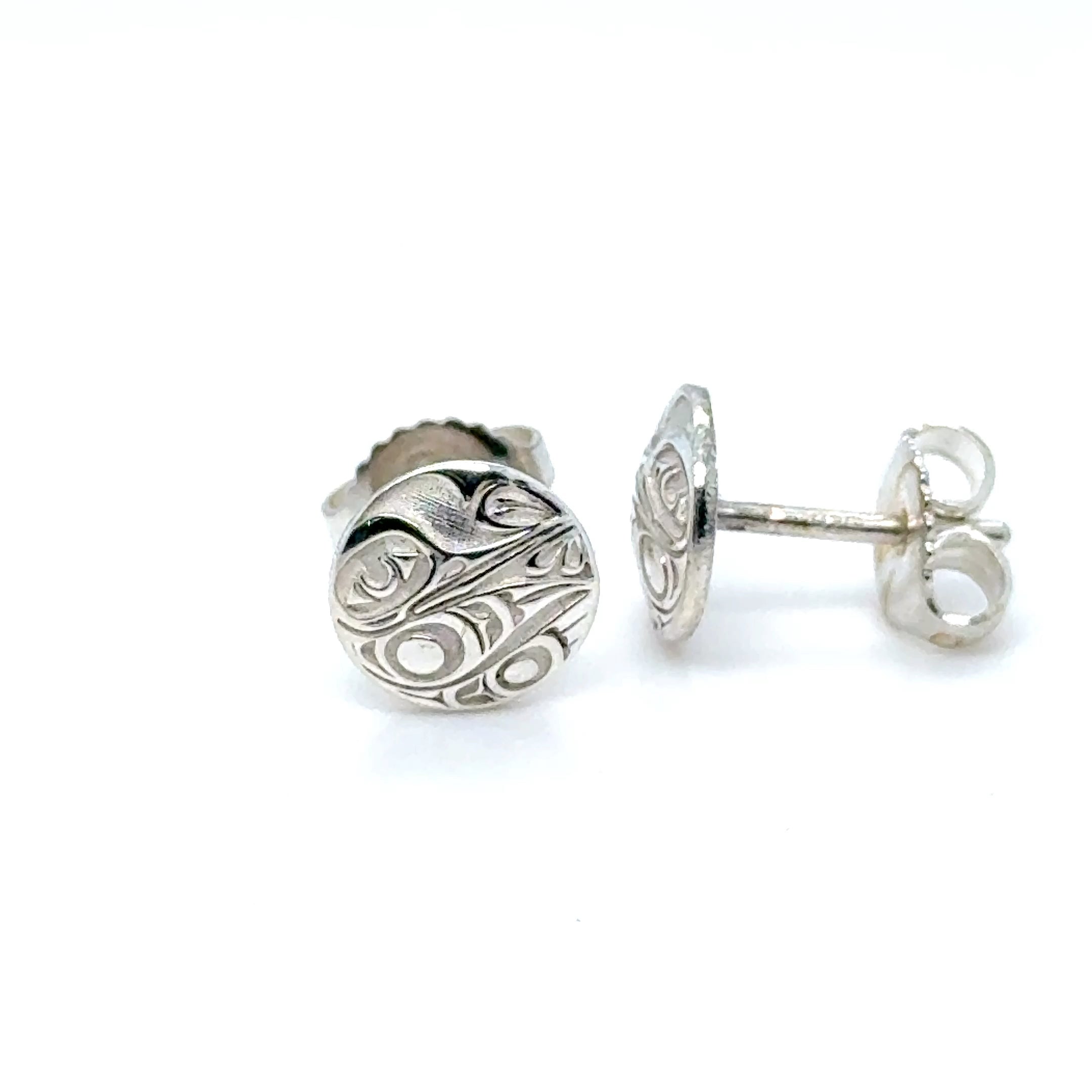 Earrings - Sterling Silver - Stud - Mini - Hummingbird