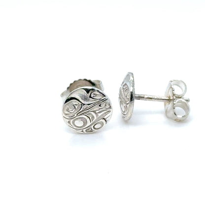 Earrings - Sterling Silver - Stud - Hummingbird - Micro - 8mm