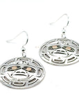 Earrings - Gold & Silver - Round - Moon