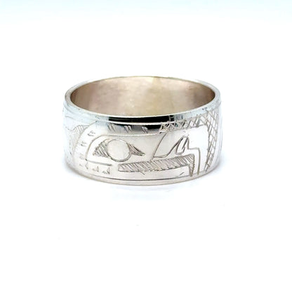 Ring - Sterling Silver - 3/8" - Eagle