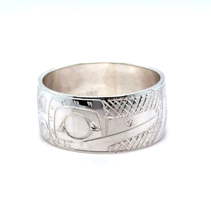 Ring - Sterling Silver - 3/8" - Hummingbird