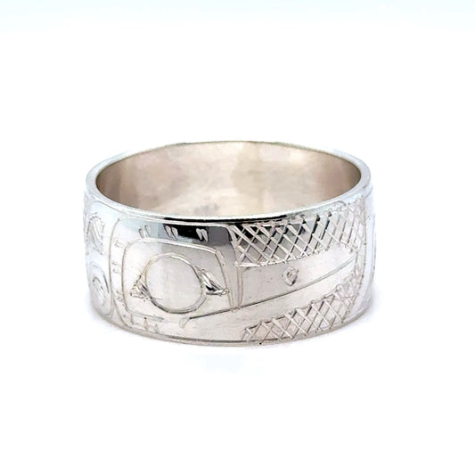 Ring - Sterling Silver - 3/8" - Hummingbird