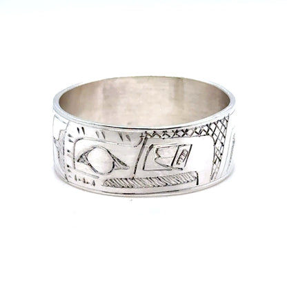 Ring - Sterling Silver - 3/8" - Thunderbird
