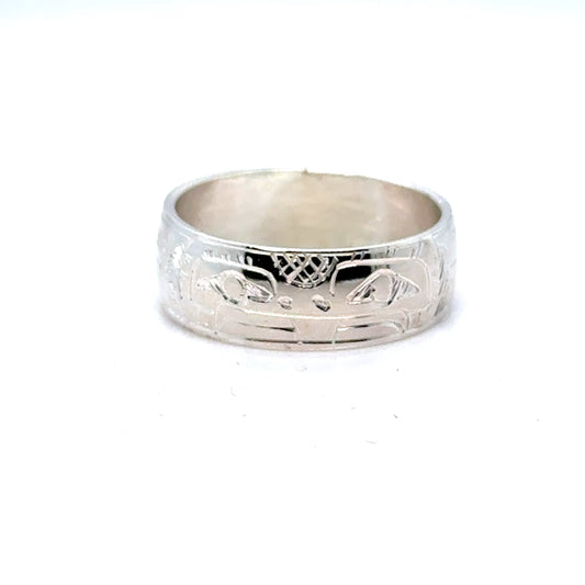 Ring - Sterling Silver - 1/4" - Frog