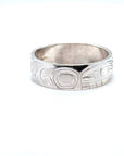 Ring - Sterling Silver - 1/4" - Orca