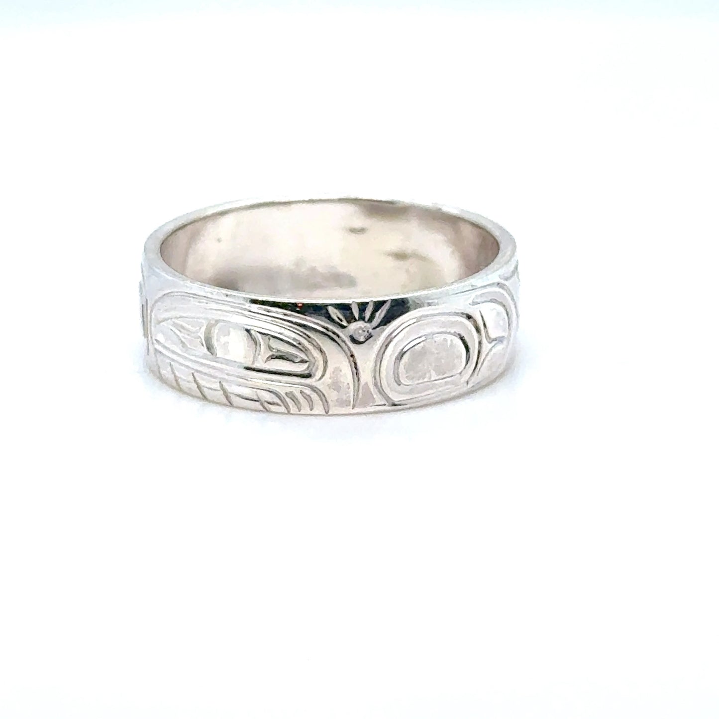 Ring - Sterling Silver - 1/4" - Orca