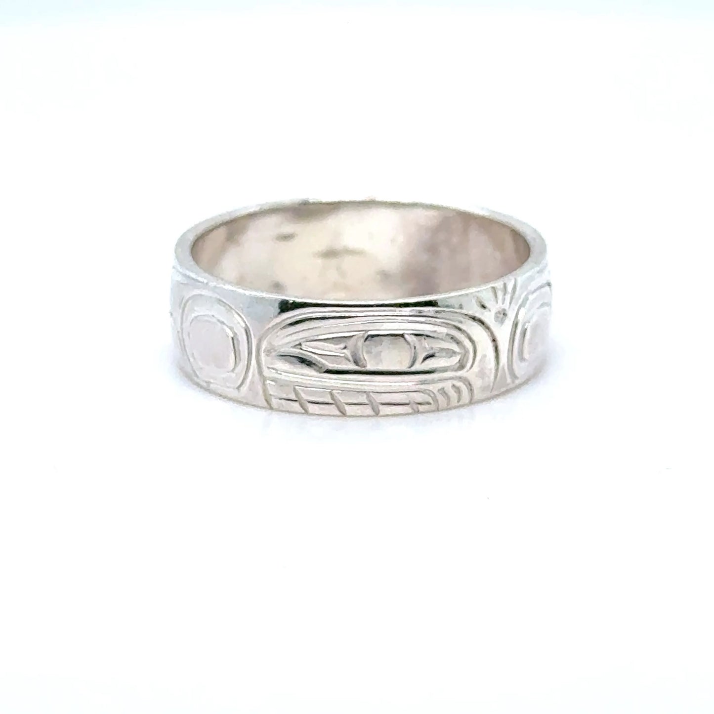 Ring - Sterling Silver - 1/4" - Orca