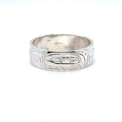 Ring - Sterling Silver - 1/4" - Orca