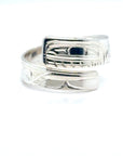 Ring - Sterling Silver - Wrap - 1/4" - Orca