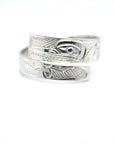 Ring - Sterling Silver - Wrap - 1/4" - Hummingbird