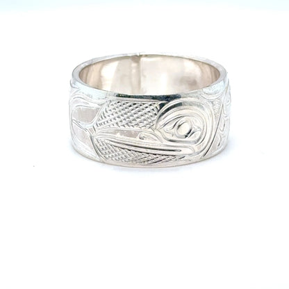 Ring - Sterling Silver - 3/8" - Hummingbird