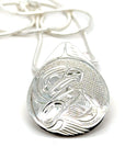 Pendant - Sterling Silver - Teardrop - Eagle