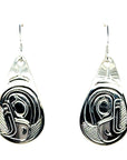 Earrings - Sterling Silver - Teardrop - Eagle