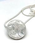 Pendant - Sterling Silver - Oval - Otter