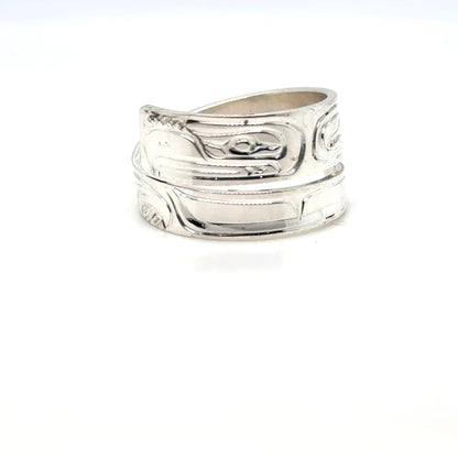 Ring - Sterling Silver - Wrap - Eagle