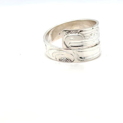 Ring - Sterling Silver - Wrap - Eagle