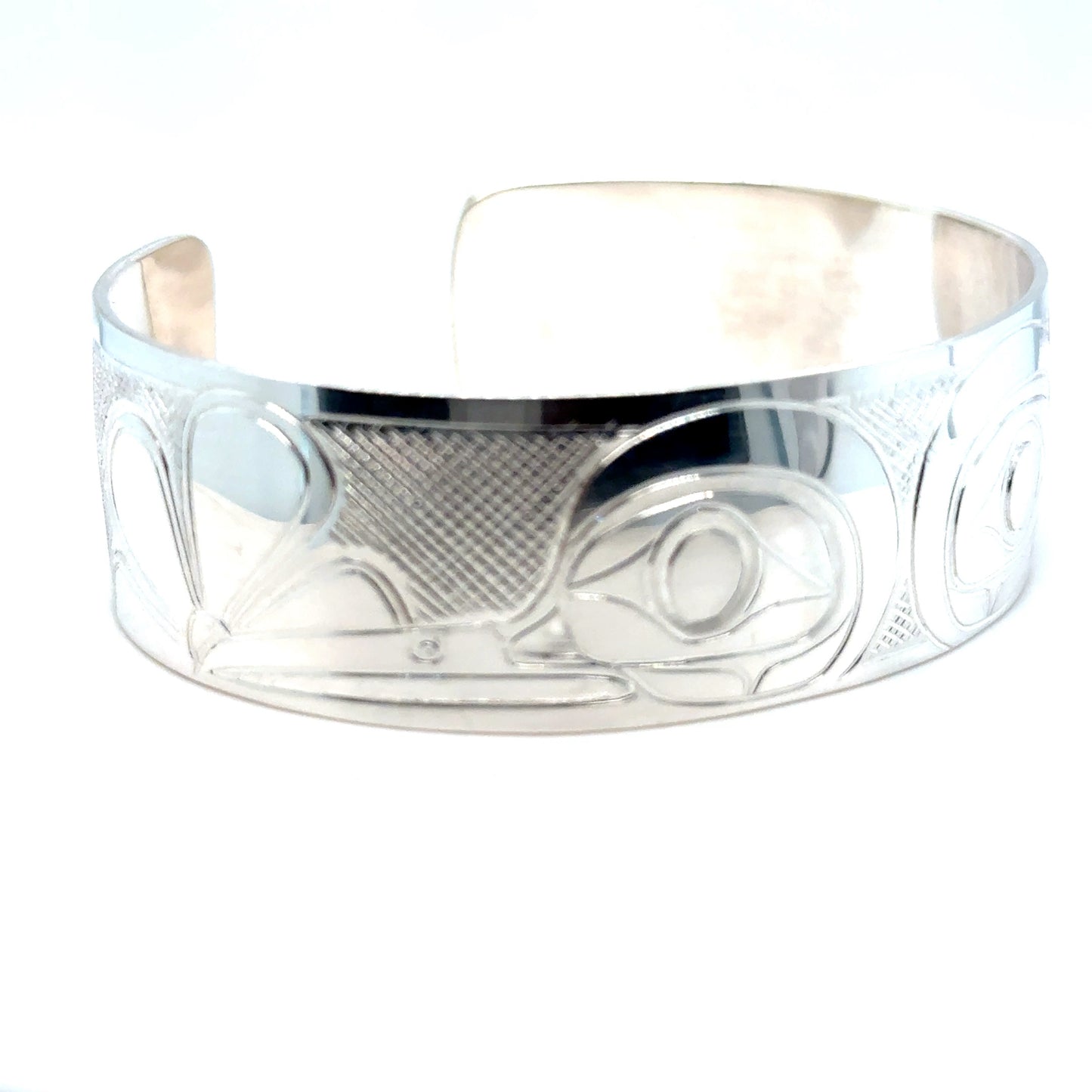 Bracelet - Sterling Silver - 3/4" - Hummingbird - Longer Length