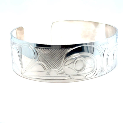 Bracelet - Sterling Silver - 3/4" - Hummingbird - Longer Length