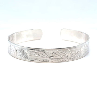 Bracelet - Sterling Silver - 3/8" - Bear - Longer Length