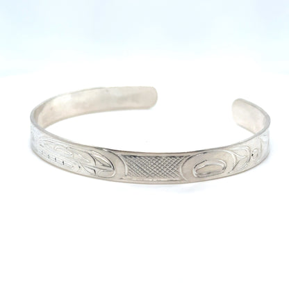 Bracelet - Sterling Silver - 1/4" - Orca - Shorter Length