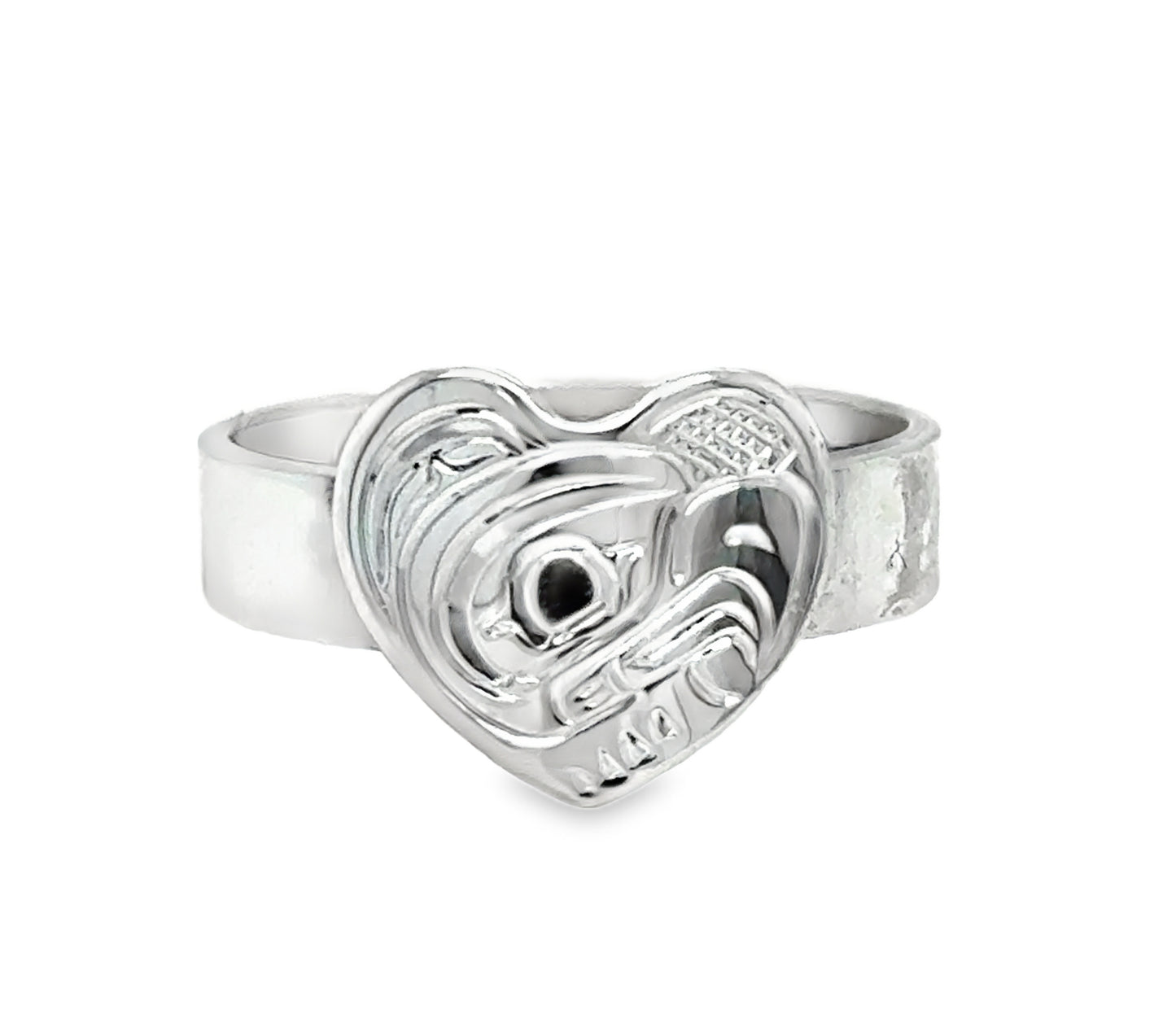 Ring - Sterling Silver - Heart - Eagle