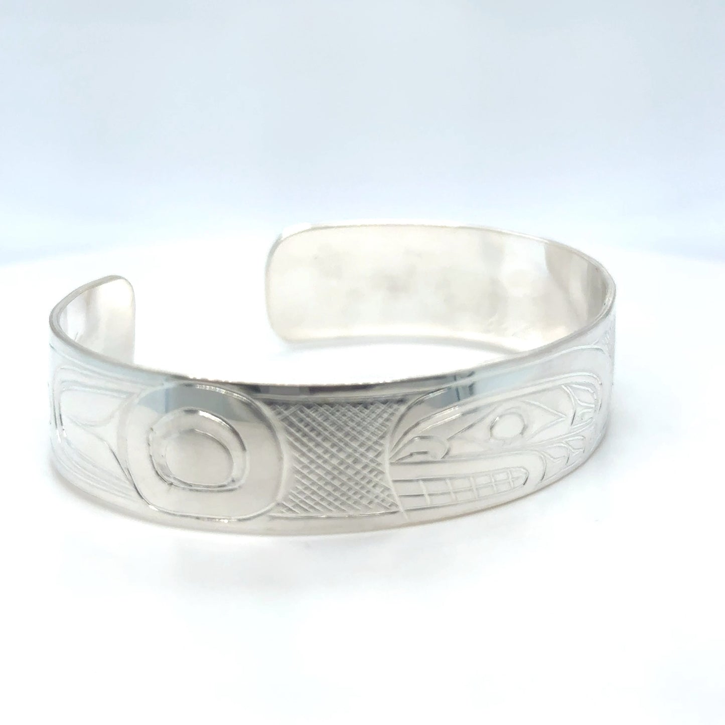 Bracelet - Sterling Silver - 1/2" - Orca - Shorter Length
