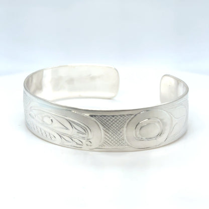 Bracelet - Sterling Silver - 1/2" - Orca - Shorter Length