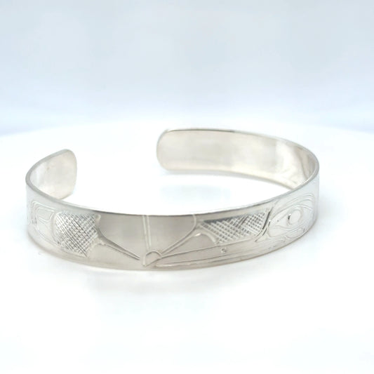 Bracelet - Sterling Silver - 3/8" - Hummingbird - Shorter Length
