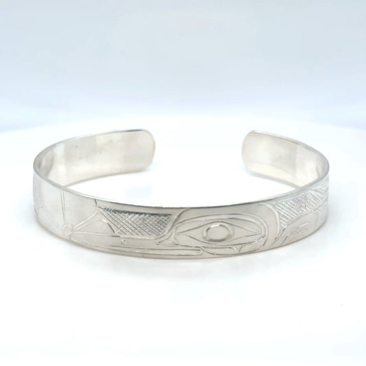 Bracelet - Sterling Silver - 3/8" - Hummingbird - Shorter Length