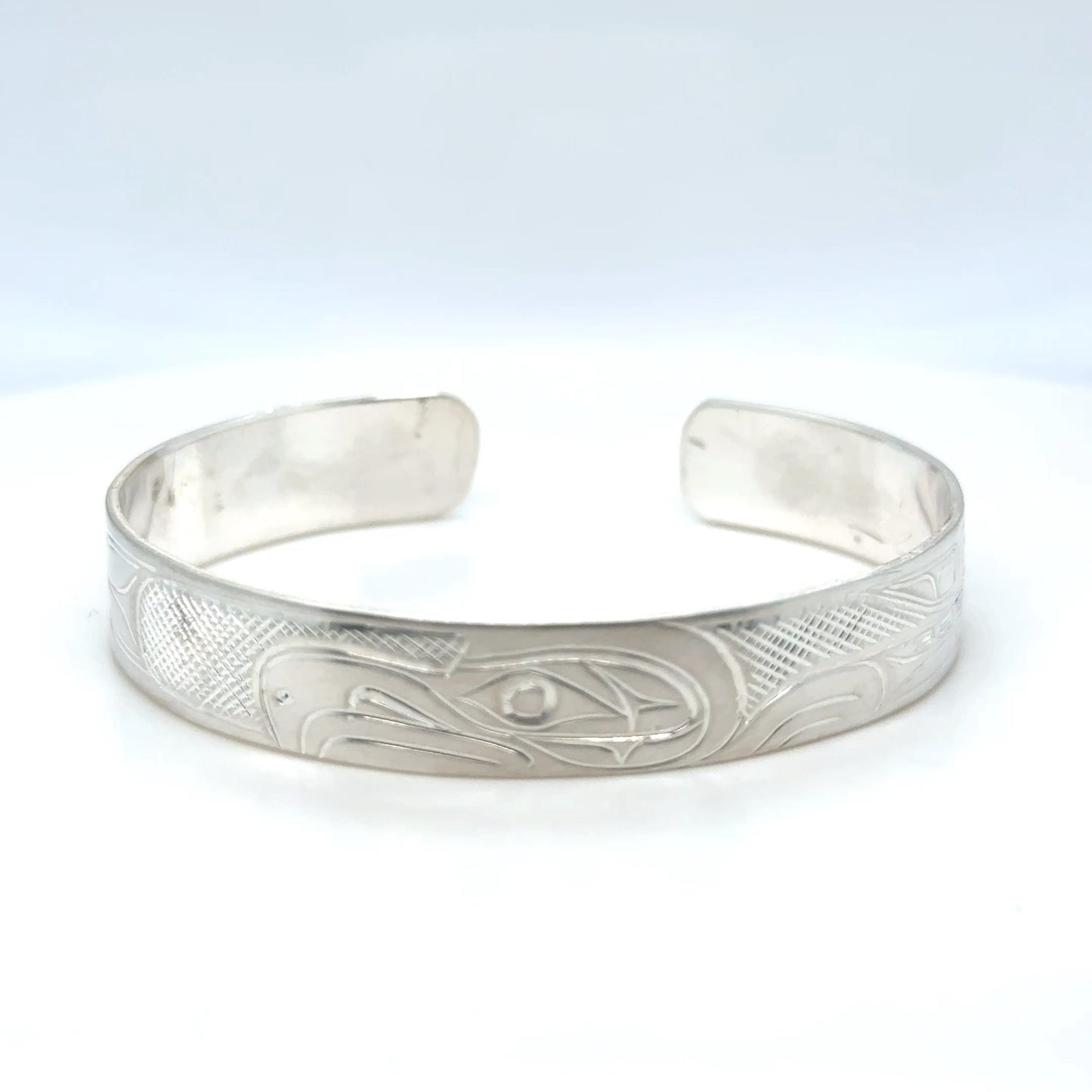 Bracelet - Sterling Silver - 3/8" - Eagle - Shorter Length