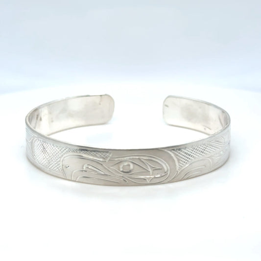 Bracelet - Sterling Silver - 3/8" - Eagle - Shorter Length