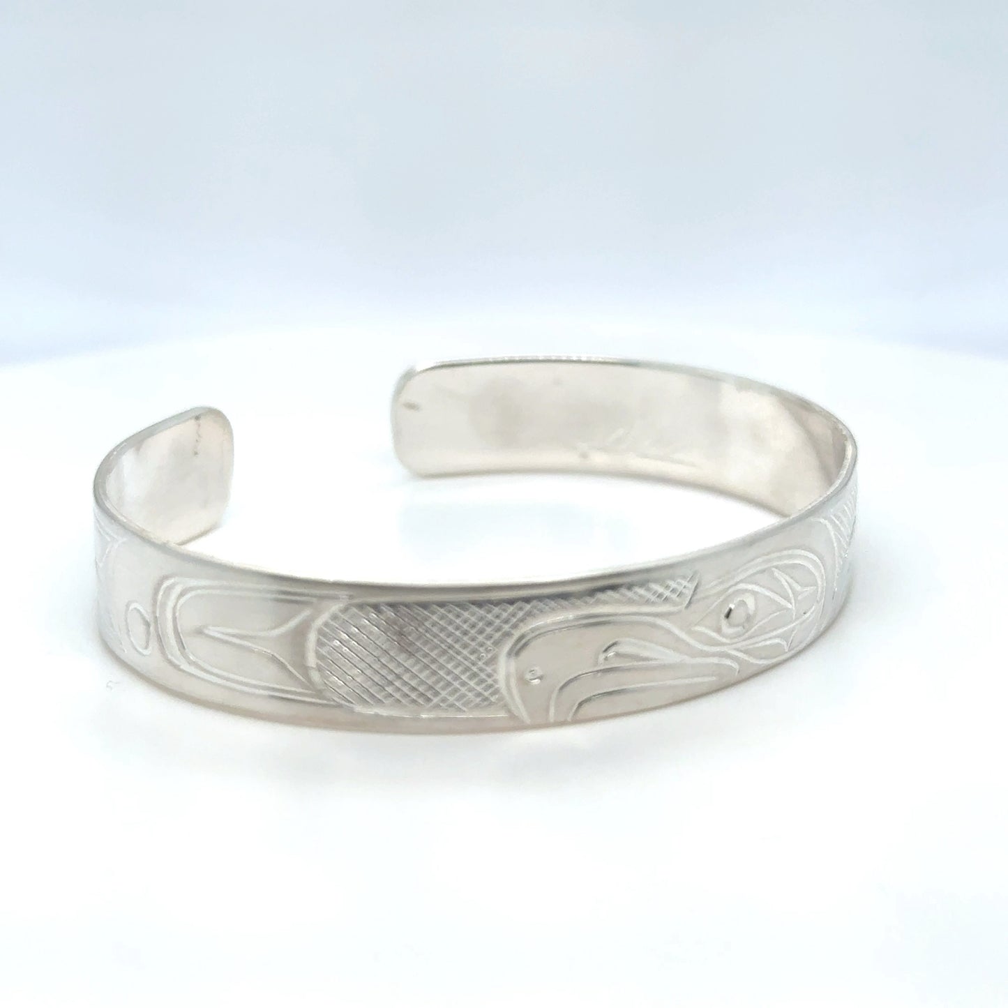 Bracelet - Sterling Silver - 3/8" - Eagle - Shorter Length