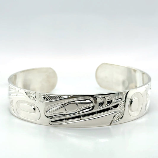 Bracelet - Sterling Silver - 1/2" - Orca