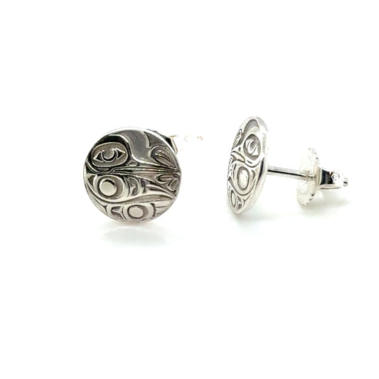Earrings - Sterling Silver - Stud - Hummingbird - Small - 10mm