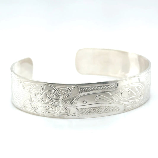 Bracelet - Sterling Silver - 1/2" - Raven & Sun