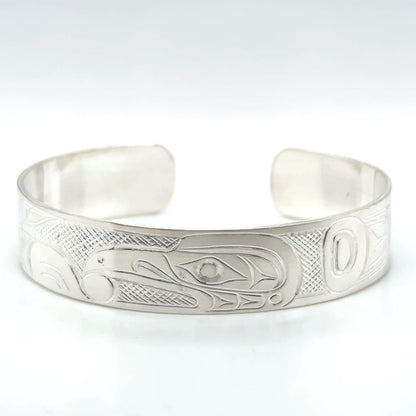 Bracelet - Sterling Silver - 1/2" - Raven