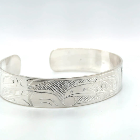 Bracelet - Sterling Silver - 1/2" - Raven