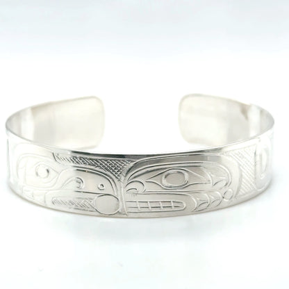 Bracelet - Sterling Silver - 1/2" - Raven & Orca