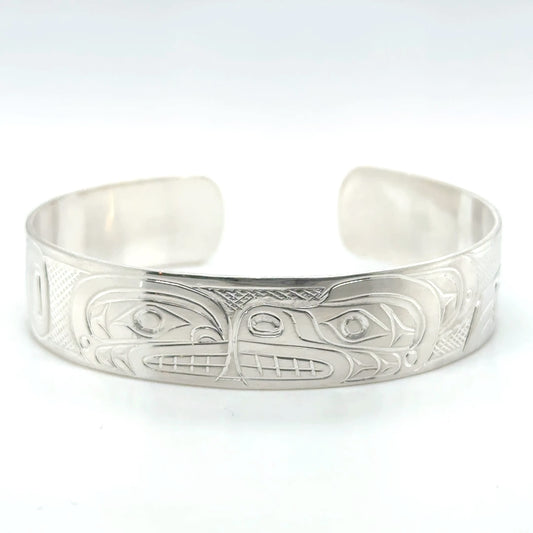 Bracelet - Sterling Silver - 1/2" - Orca & Bear