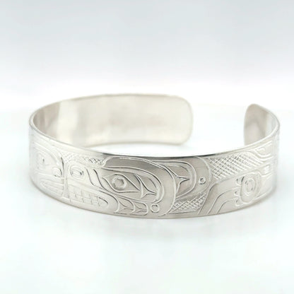 Bracelet - Sterling Silver - 1/2" - Orca & Bear