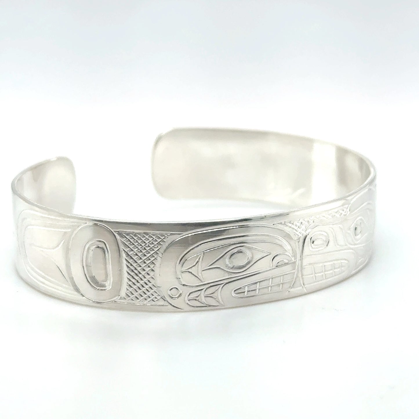 Bracelet - Sterling Silver - 1/2" - Orca & Bear
