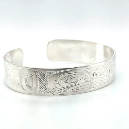 Bracelet - Sterling Silver - 1/2" - Orca & Bear