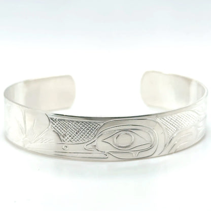 Bracelet - Sterling Silver - 1/2" - Hummingbird