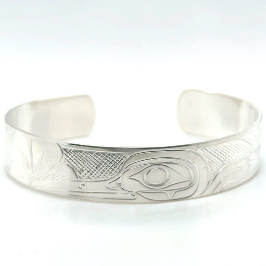 Bracelet - Sterling Silver - 1/2" - Hummingbird