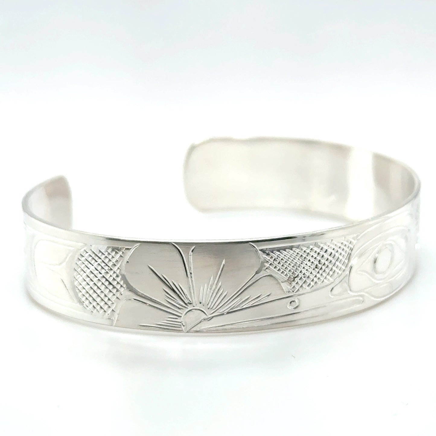 Bracelet - Sterling Silver - 1/2" - Hummingbird