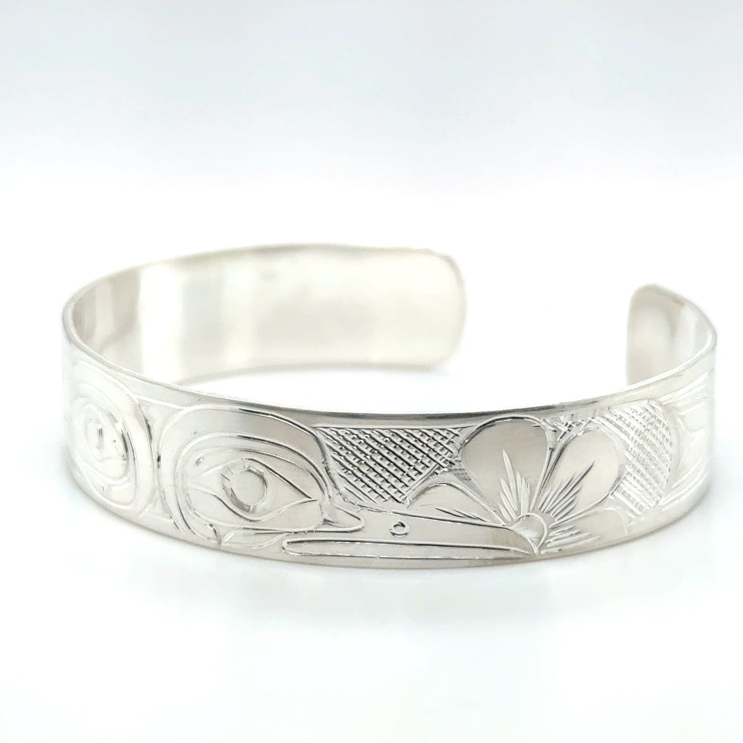 Bracelet - Sterling Silver - 1/2" - Hummingbirds