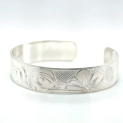 Bracelet - Sterling Silver - 1/2" - Hummingbirds