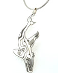 Pendant - Sterling Silver - Cutout - Orca
