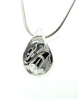 Pendant - Sterling Silver - Teardrop - Eagle